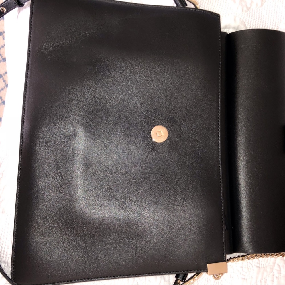 Chloe Black Suede and Leather Faye Bag - Picture 10 of 15